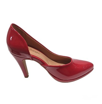 Zapato plataforma dorado