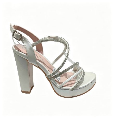 Zapato plataforma perla taco 9