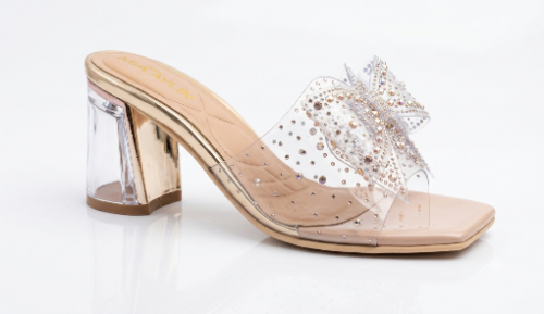 Sandalia mule beige